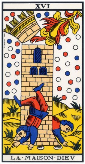 La Maison Dieu, tarot de Marseille