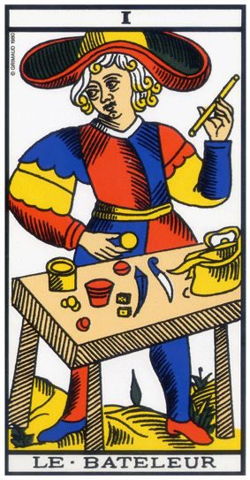 Le Bateleur, tarot de Marseille