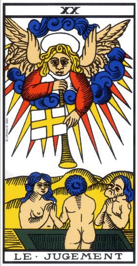 Le Jugement, tarot de Marseille